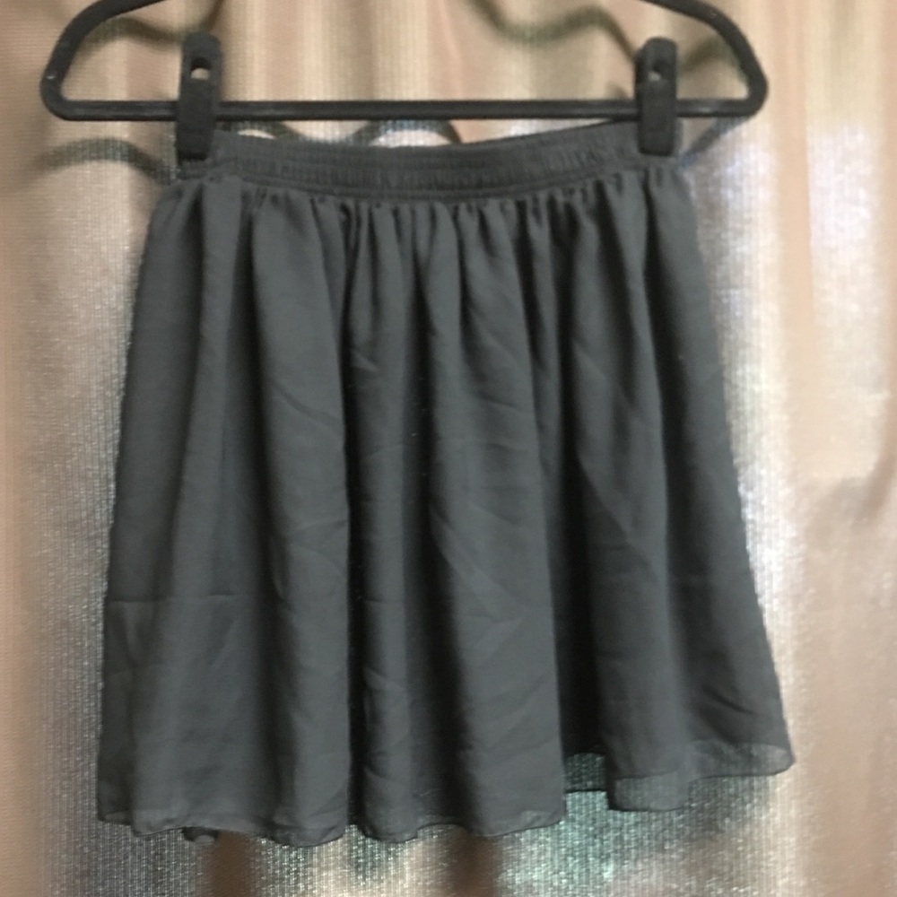 American Apparel Chiffon mini skirt.